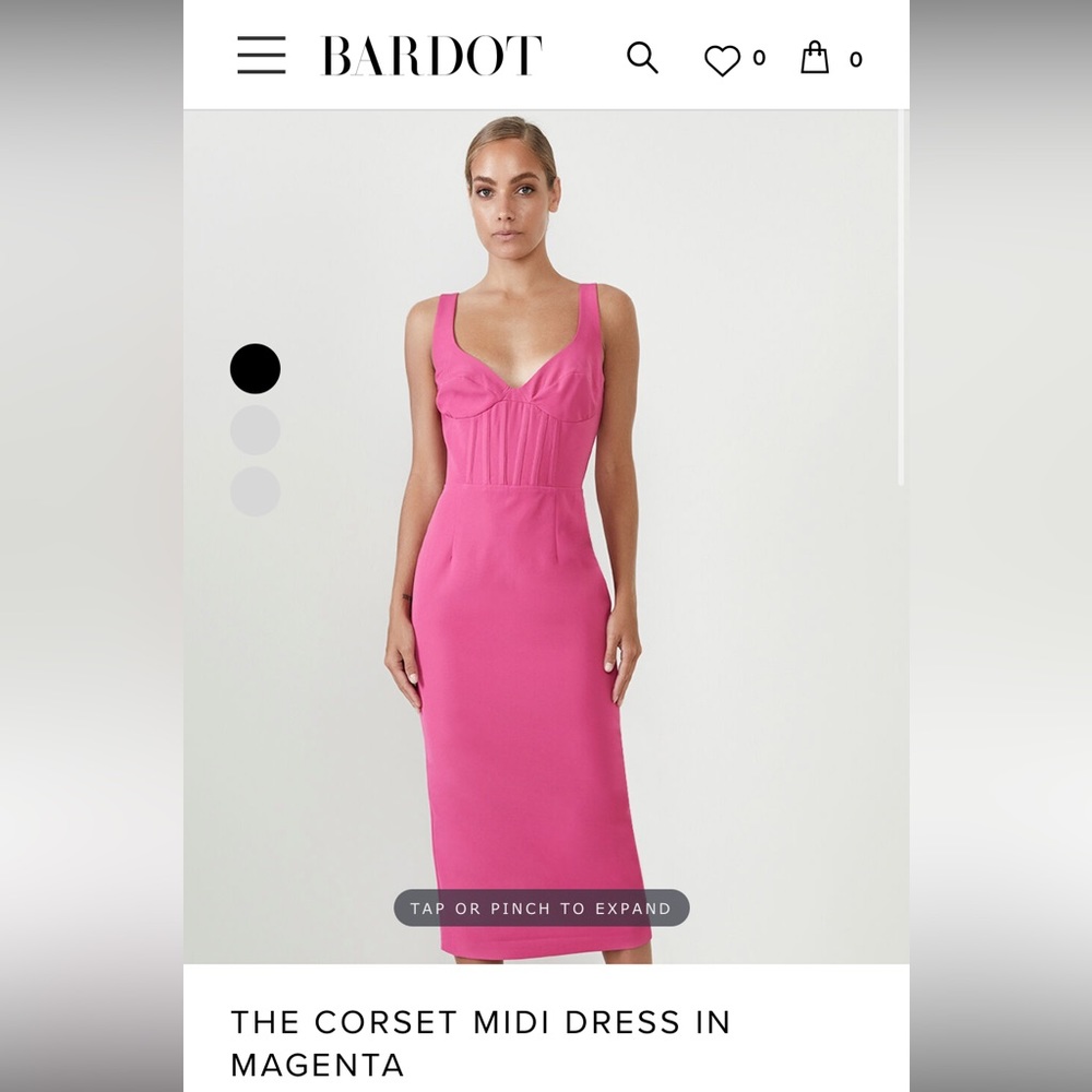 Bardot Corset Midi Dress - Picture 2 of 2